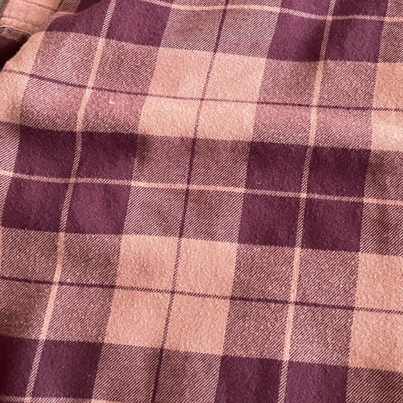Aritzia Wilfred Free Veronika Buffalo Check Dress Size S Flannel Oversized Soft - Picture 12 of 12